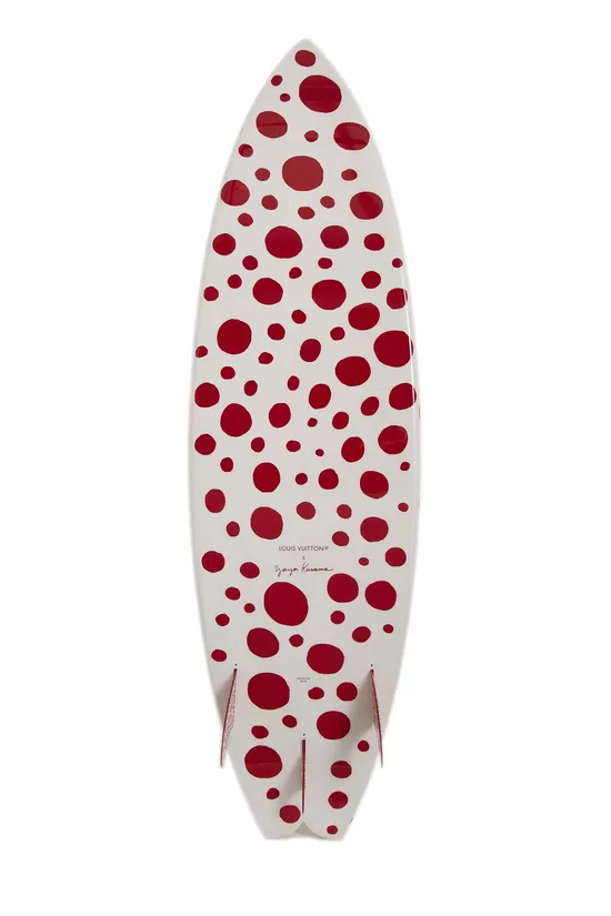 Yayoi Kusama x Louis Vuitton Red & White Infinity Dots Shortboard, , large image number 1