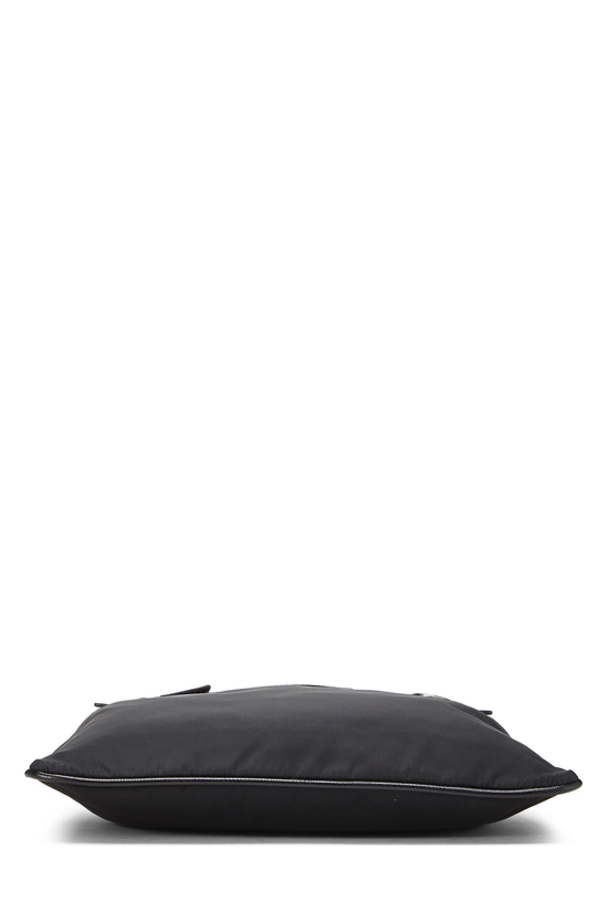 Black Nylon Messenger Bag Small, , large image number 4