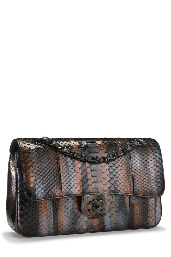 Multicolor Python Classic Double Flap Medium, , large image number 1
