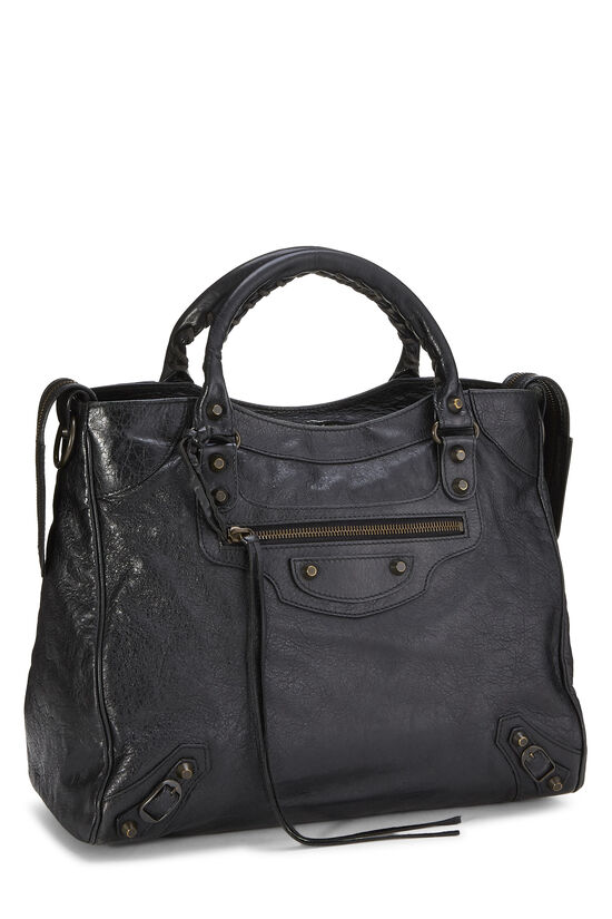 Black Agneau Classic Velo Bag, , large image number 1