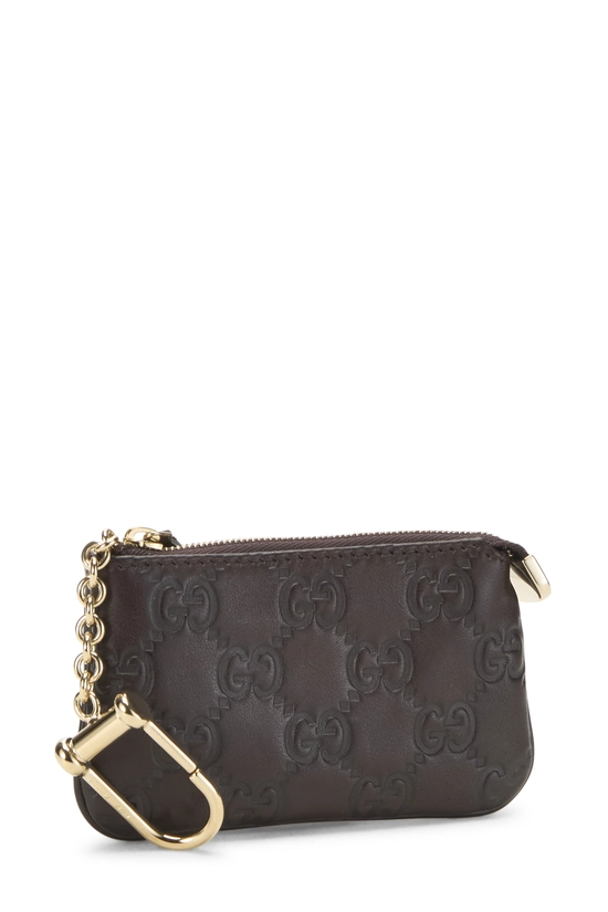 Brown Guccissima Key Holder, , large image number 1