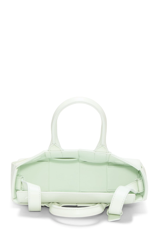 Green Calfskin Maxi Intrecciato East-West Arco Tote Mini, , large image number 5