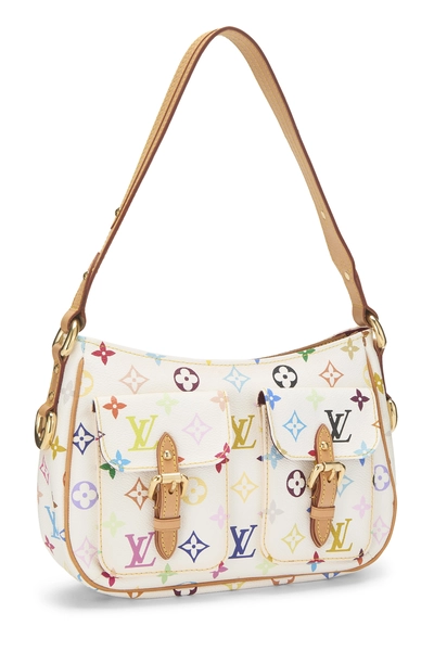 Takashi Murakami x Louis Vuitton White Monogram Multicolore Lodge PM, , large