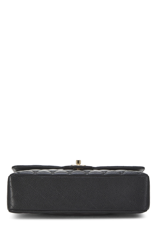 Black Quilted Caviar Classic Double Flap Medium, , large image number 4