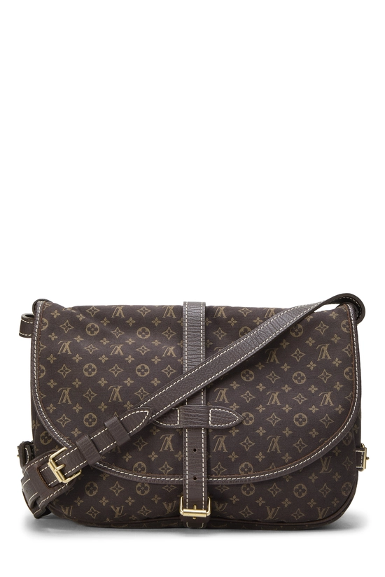 Brown Monogram Mini Lin Saumur 30, , large image number 3