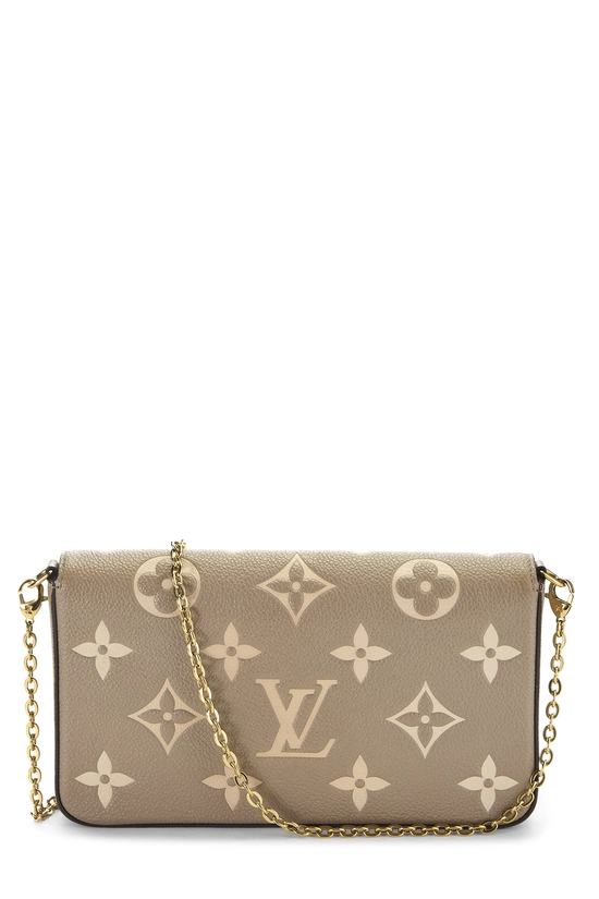 Grey Monogram Empreinte Pochette Felicie, , large image number 3