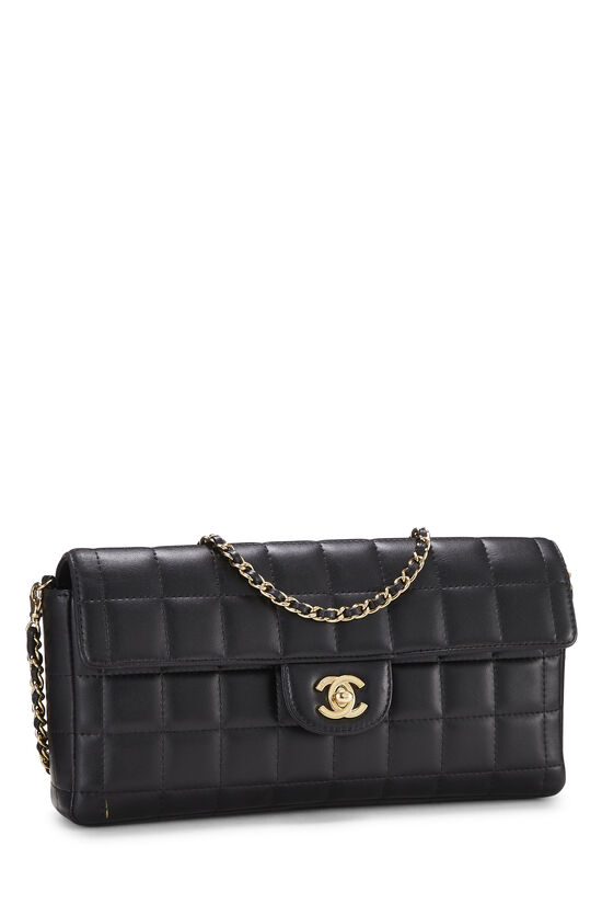 What Goes Around Comes Around Chanel Black Lambskin 10 Inch Shoulder Bag -  FINAL SALE, NO RETURNS