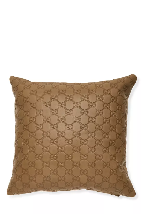 Brown Guccissima Pillow, , large image number 0