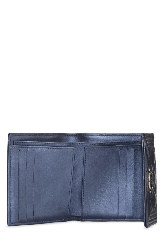 Navy Caviar Boy Compact Wallet, , large image number 3