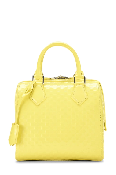 Yellow Damier Facette Speedy Cube PM