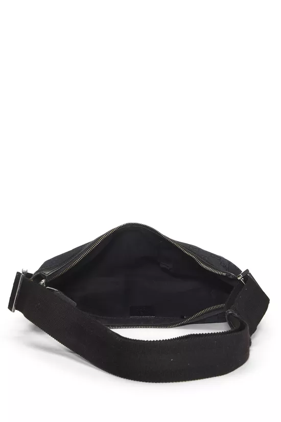 Black GG Canvas Round Web Messenger, , large image number 5