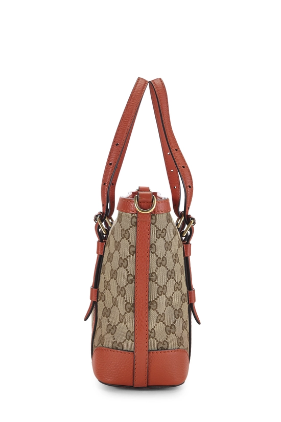 Orange Original GG Canvas Convertible Zip Handbag Small, , large image number 2