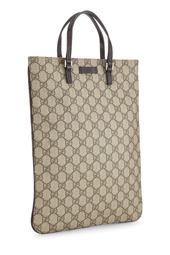 Original GG Supreme Canvas Vertical Flat Tote Small, , large image number 1