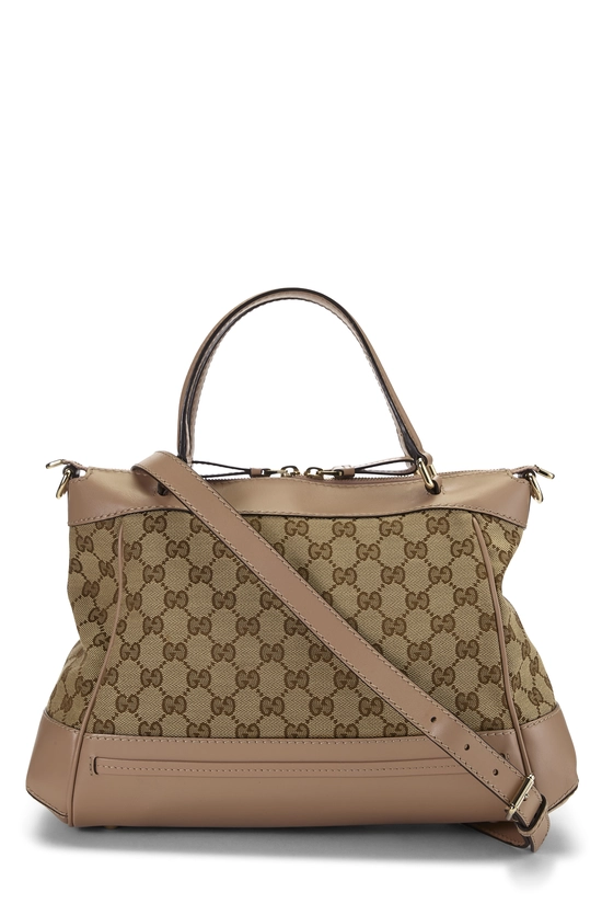 Pink Original GG Canvas Mayfair Convertible Handbag, , large image number 3
