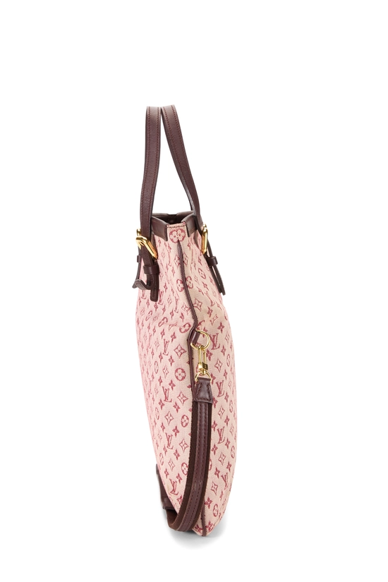 Burgundy Monogram Mini Lin Francoise, , large image number 2