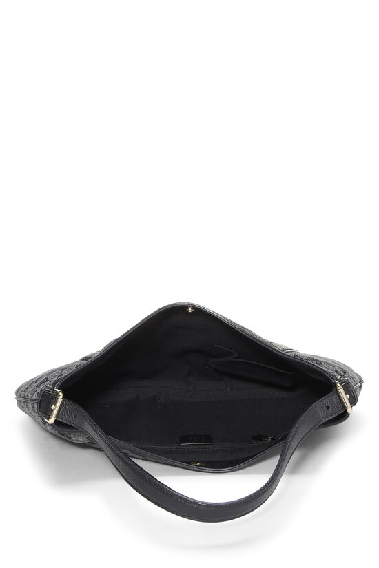 Black GG Canvas Hobo, , large image number 5