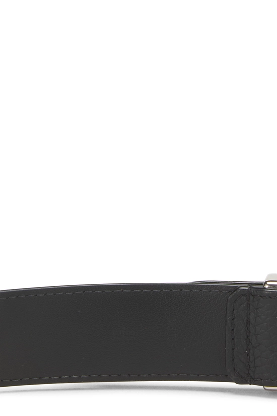 Black Taurillon Pont Neuf Belt 85, , large image number 3