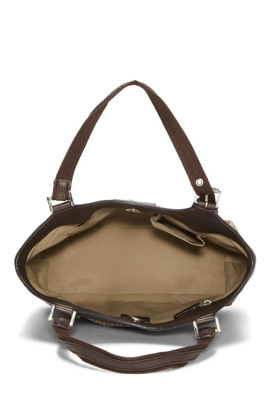 Brown Trotter Canvas Street Chic Tote, , large image number 5