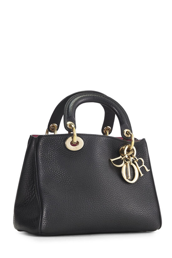 Black Calfskin Diorissimo Handbag Mini, , large image number 2