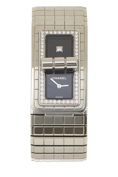 Black Stainless Steel Code Coco 21mm