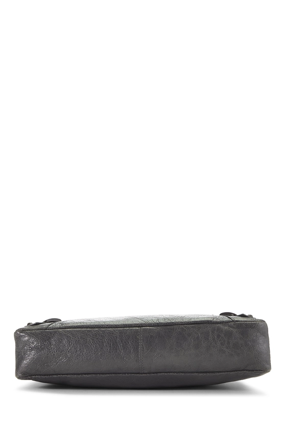 Grey Agneau Classic First Handbag, , large image number 4