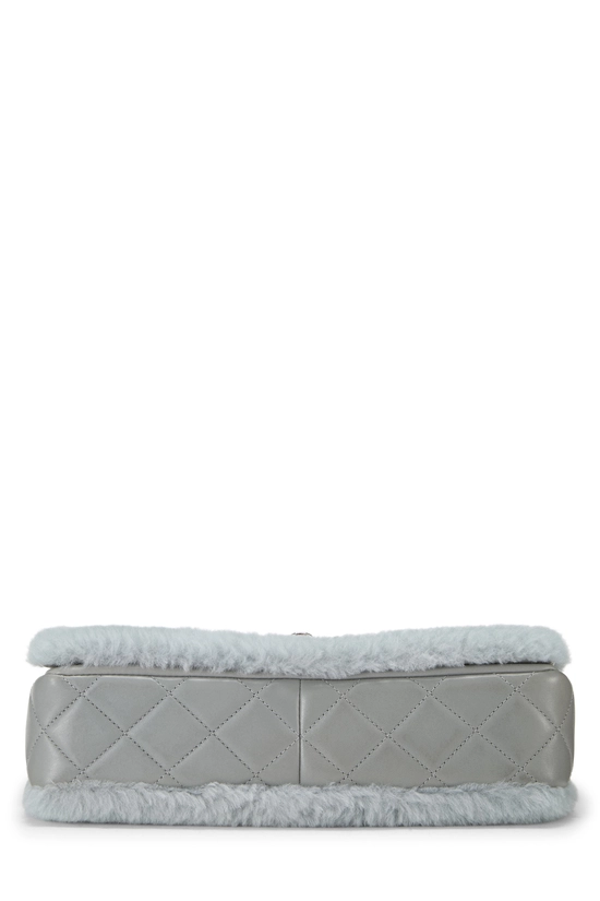 Blue Shearling No. 5 Flap Bag Medium, , large image number 4