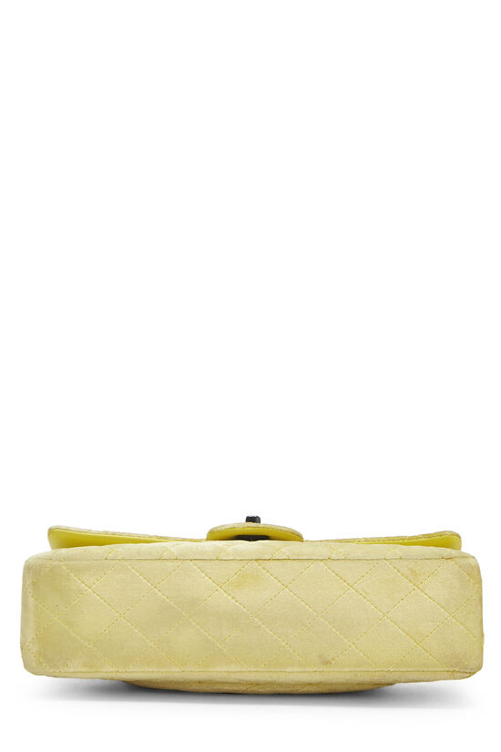 Yellow Quilted Velvet Classic Double Flap Small, , large image number 5