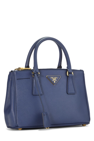Navy Saffiano Executive Tote Small, , large