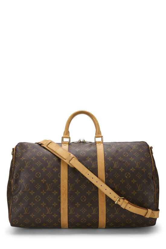 Monogram Canvas Keepall Bandouliere 50, , large image number 0