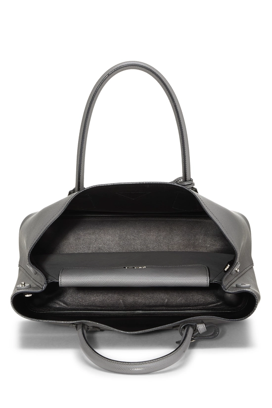 Grey Saffiano Double Bag, , large image number 5