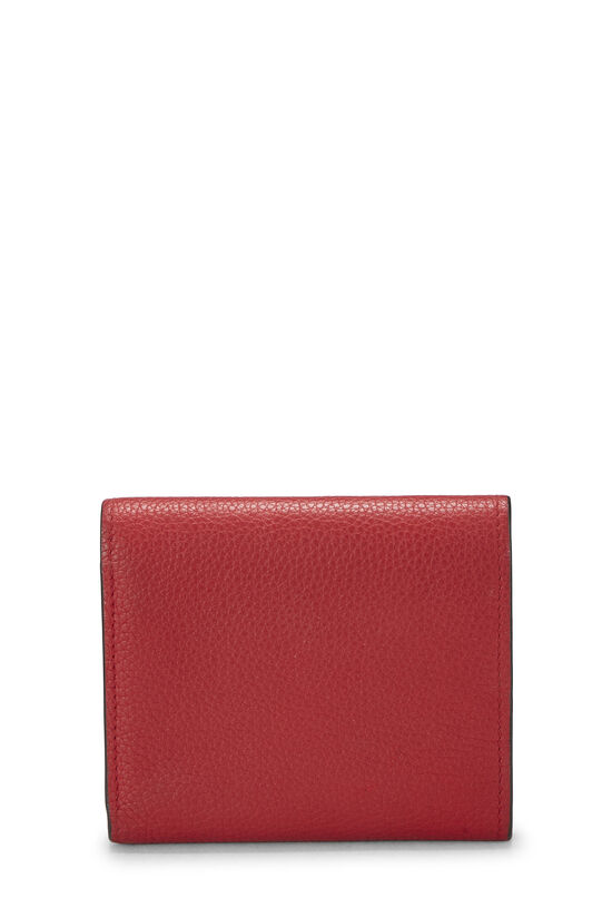 Red Monogram Double V Compact Wallet, , large image number 2
