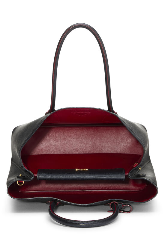 Black Saffiano Double Bag Medium, , large image number 5