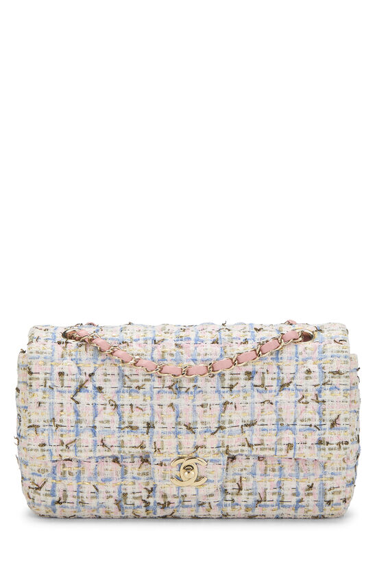 Multicolor Tweed Double Flap Medium, , large image number 0