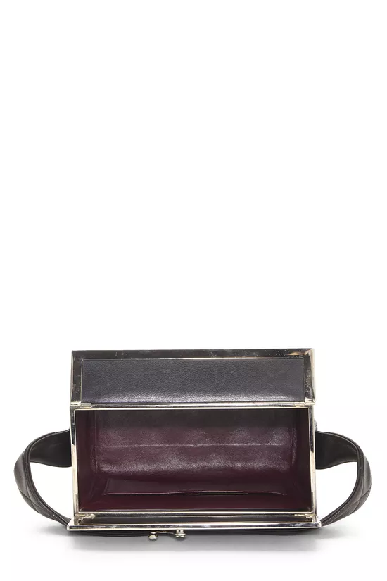 Black Quilted Lambskin Box Vanity Small, , large image number 5