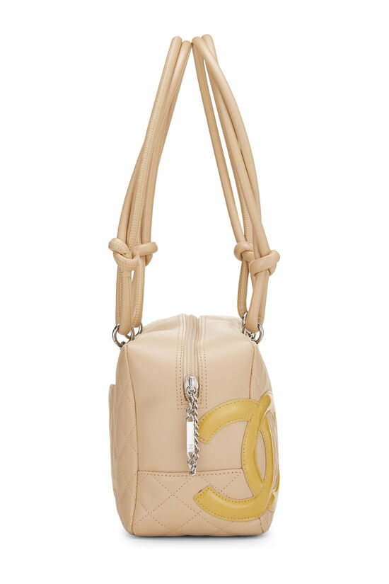 Beige Calfskin Cambon Bowler, , large image number 2