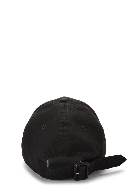 Black Canvas Check Baseball Cap Large, , large image number 2