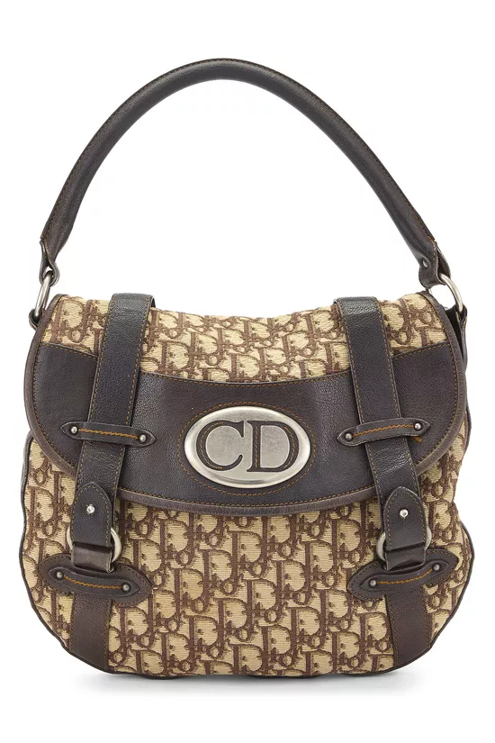 Brown Trotter Canvas Hobo, , large image number 0