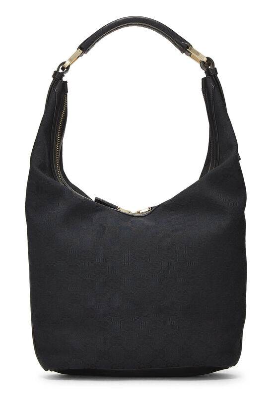 Black GG Canvas Hobo Small, , large image number 3