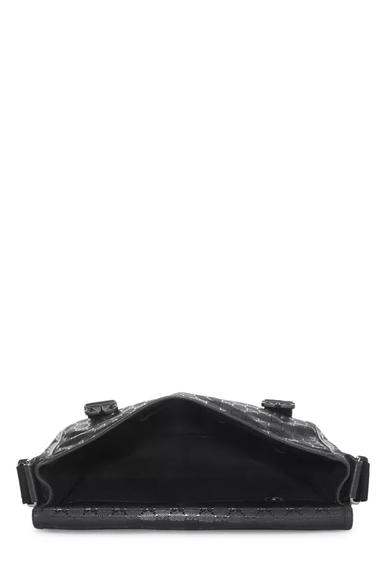 Black GG Imprime Buckle Flap Messenger, , large image number 5