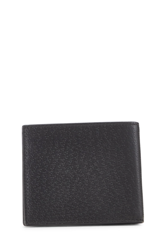 Black Leather GG Marmont Bifold Wallet, , large image number 2