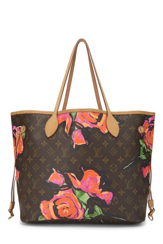 Stephen Sprouse x Louis Vuitton Monogram Canvas Roses Neverfull MM, , large image number 3