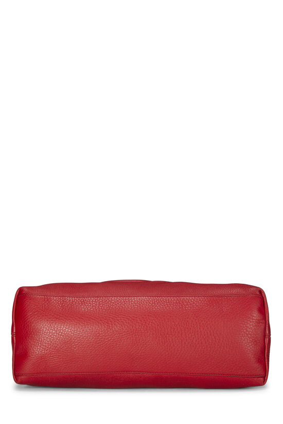 Red Leather Soho Chain Tote, , large image number 4
