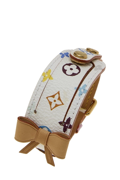 Takashi Murakami x Louis Vuitton White Monogram Multicolore Address Bracelet