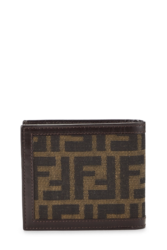 Brown Zucca Canvas Bifold Wallet, , large image number 2