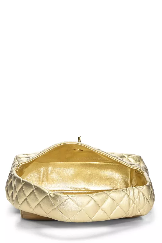 Gold Metallic Shoulder Bag, , large image number 5