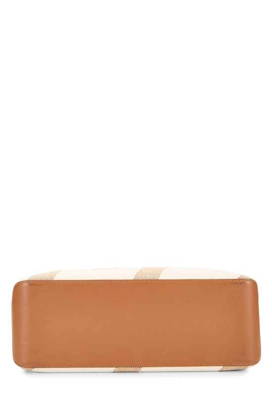 Brown Canvas Cabas H en Biais Tote 40, , large image number 4