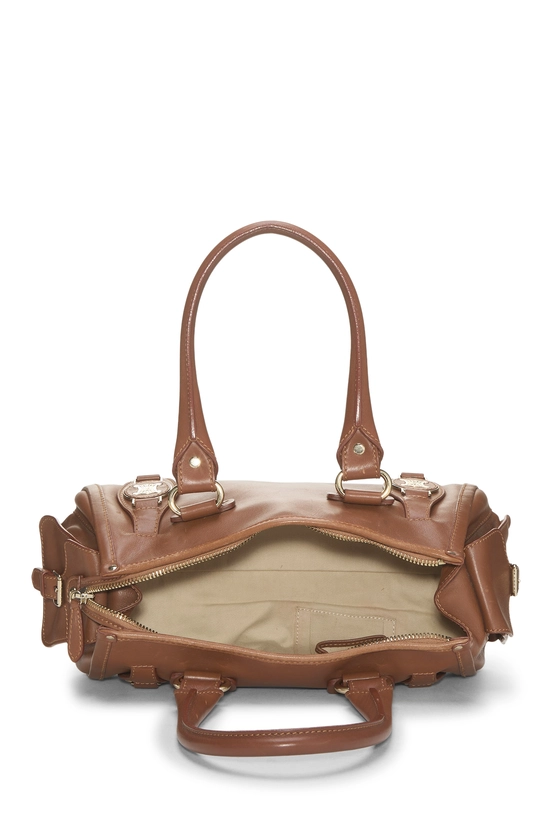 Brown Leather Shoulder Bag, , large image number 5