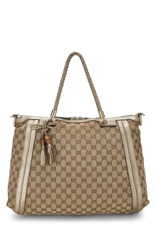 Gold Original GG Canvas Bella Tote, , large image number 0
