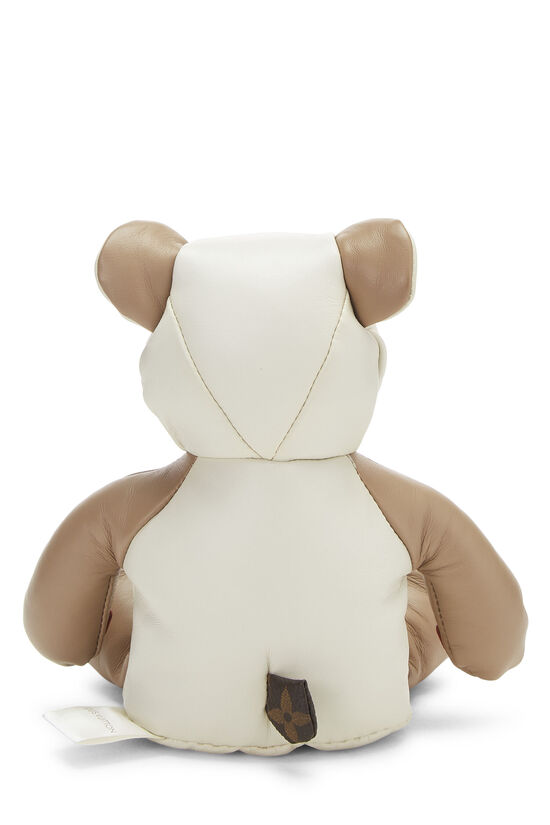 White Leather DouDou Louis Teddy Bear, , large image number 3