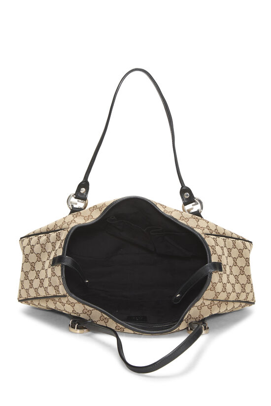 Black Original GG Canvas Twins Tote Large, , large image number 5